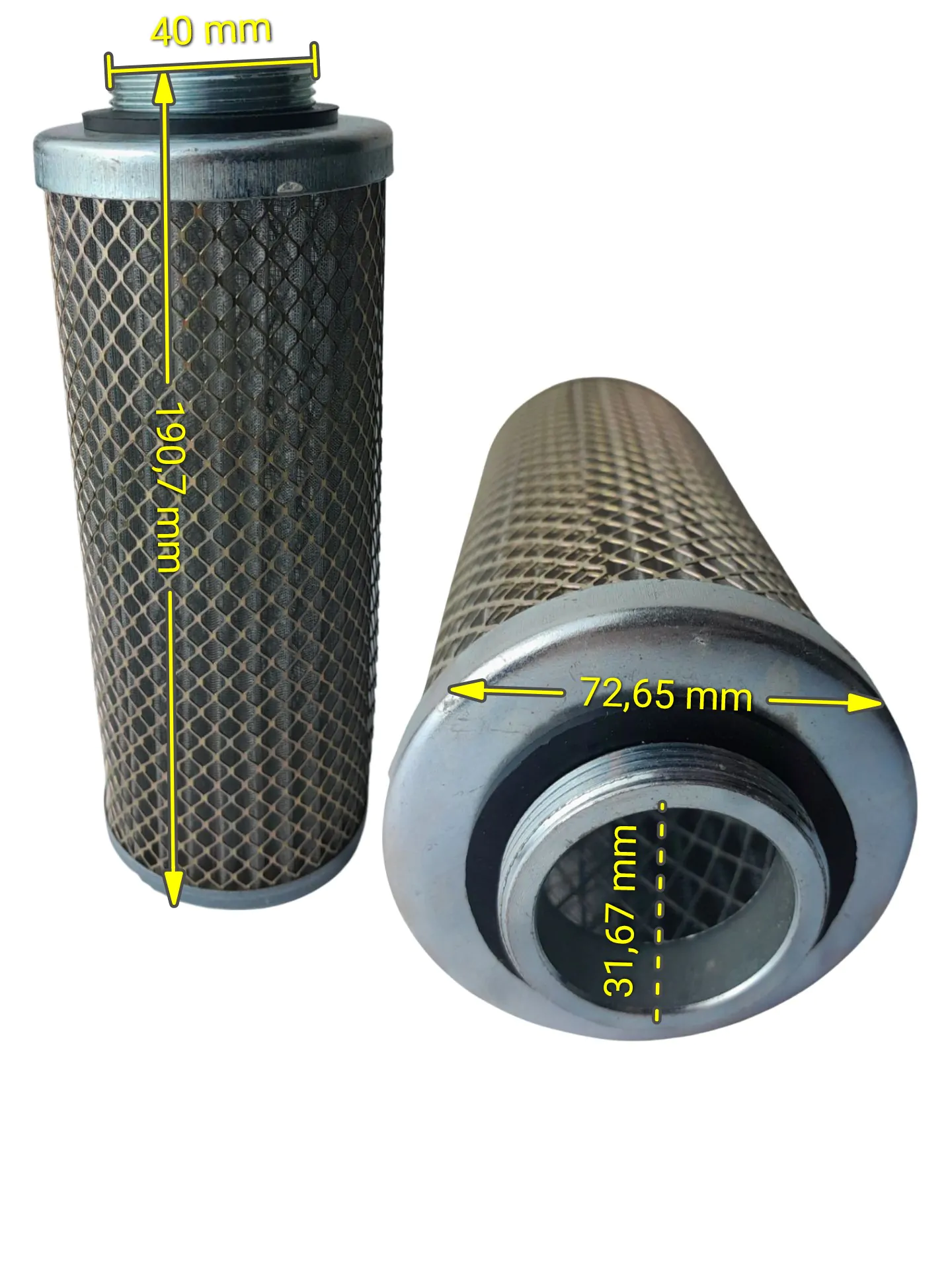 FILTRO HIDRÁULICO SUCÇÃO PÁ CARREGADEIRAS FORZA FZBR 920 928 936 958 - Imagem 2