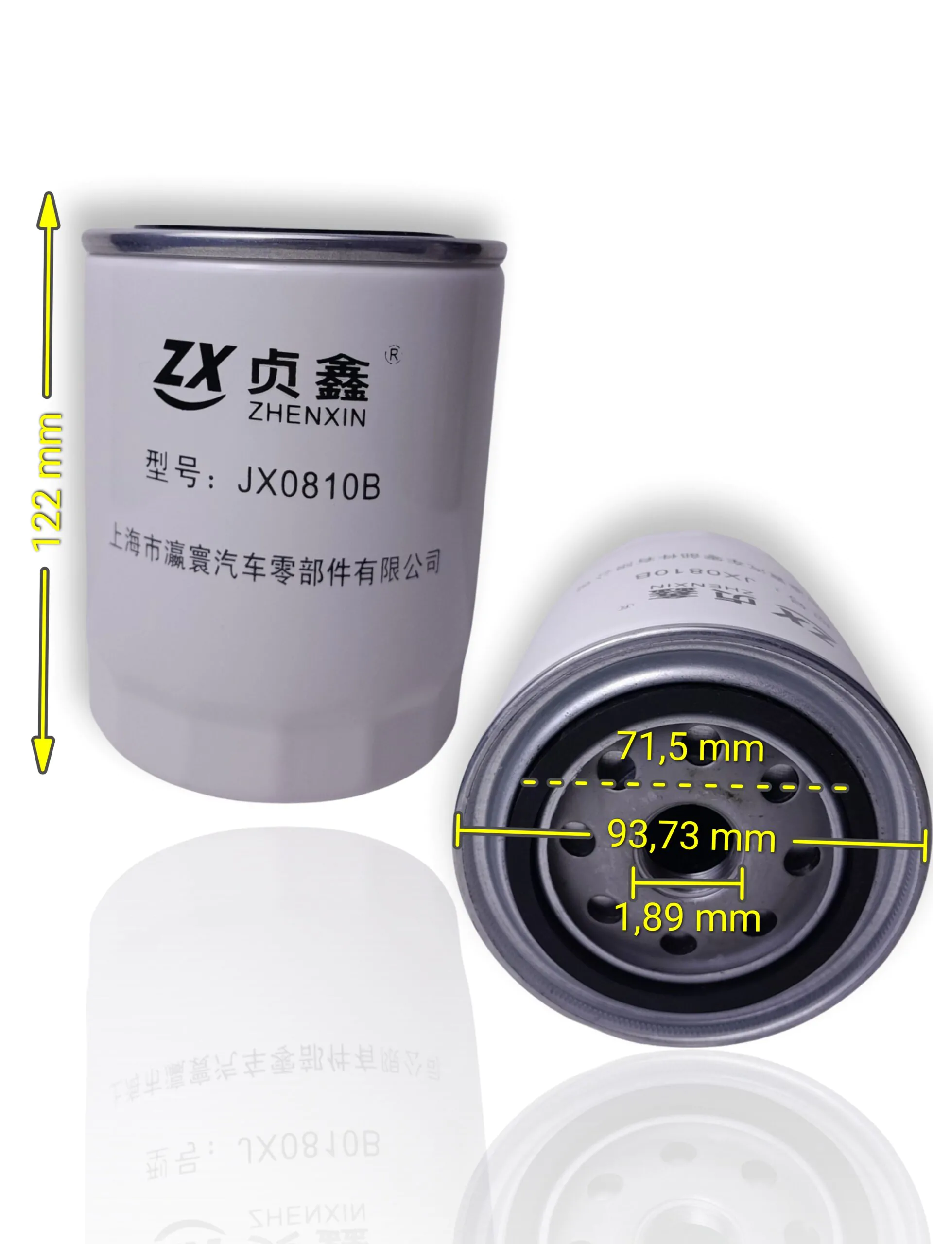 FILTRO ÓLEO MOTOR FAWDE  (JX0810B) - Imagem 2