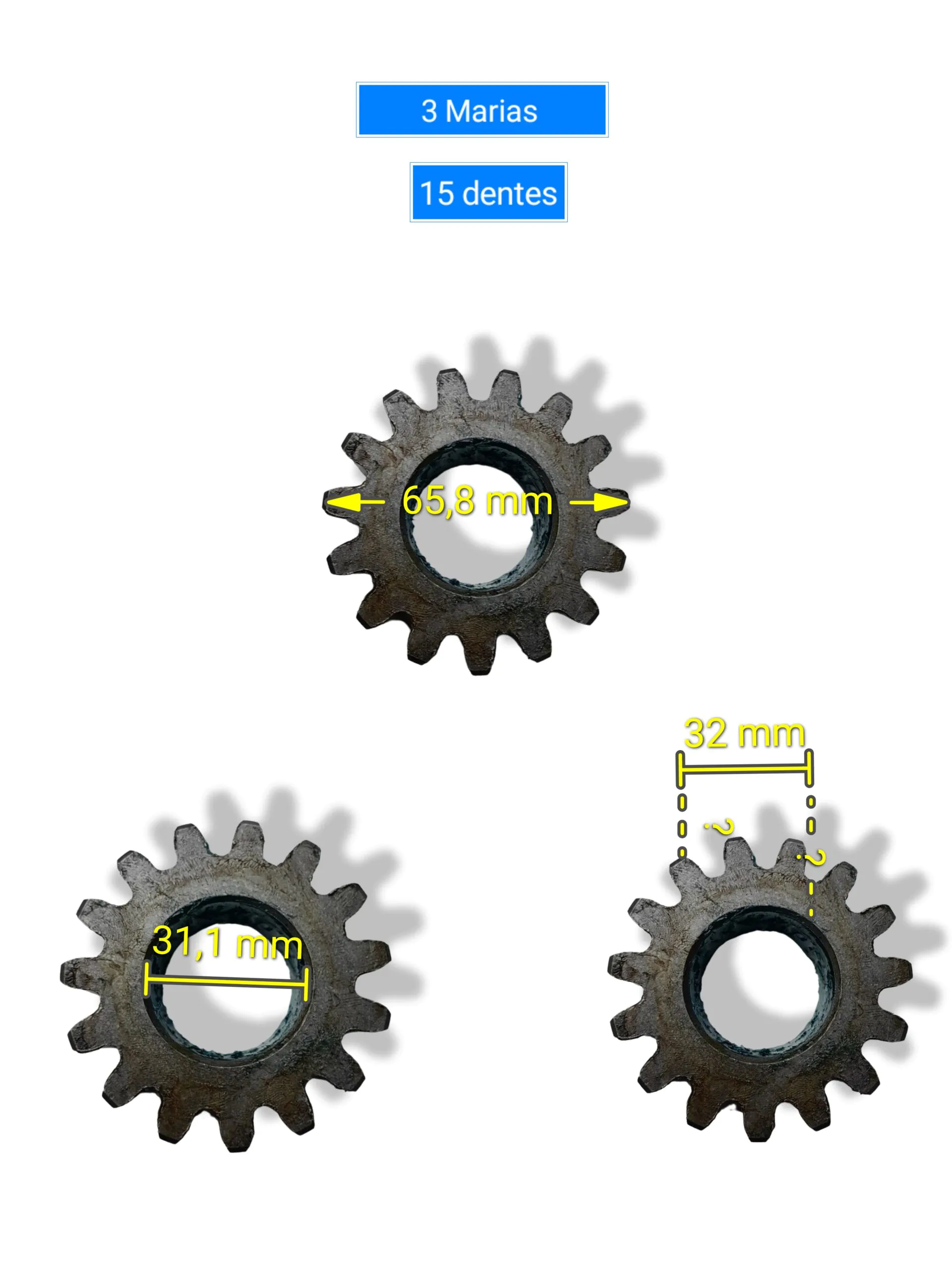 PLANETÁRIA C/ CUBO RODA EIXO FORZA BR FZBR 928 - Imagem 3