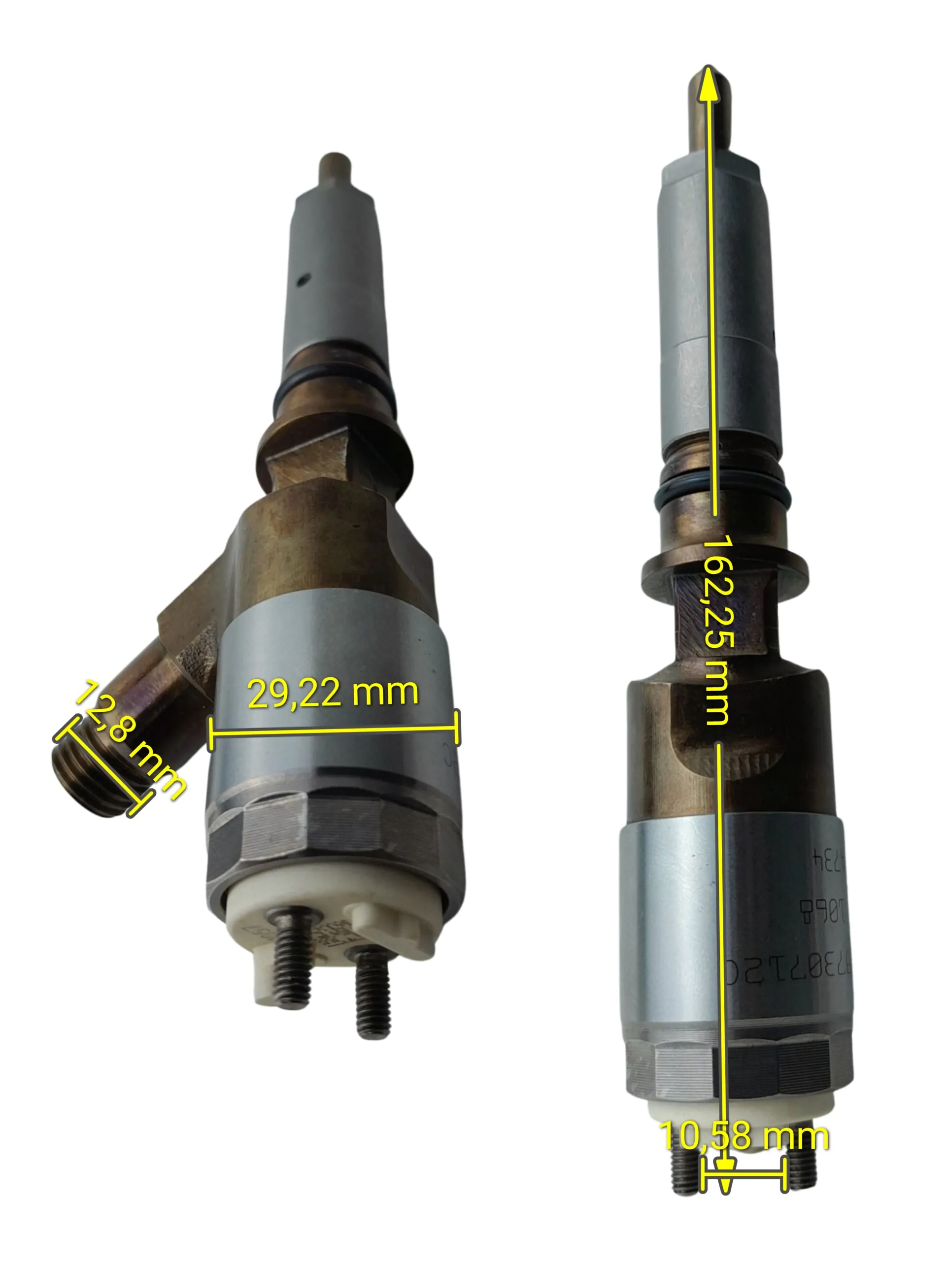 BICOINJETOR MOTOR CAT924H 12,5mm 162,25mm (2645A734) - Imagem 2