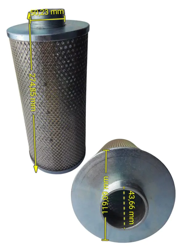 FILTRO HIDRÁULICO RETORNO FORZA BR FZBR 920 / 928 / 936 - Imagem 2