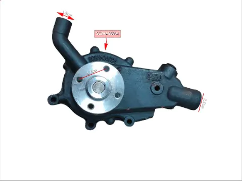 BOMBA DA ÁGUA MOTOR YUNNEI PARA FORZA FZBR 928 - Imagem 2