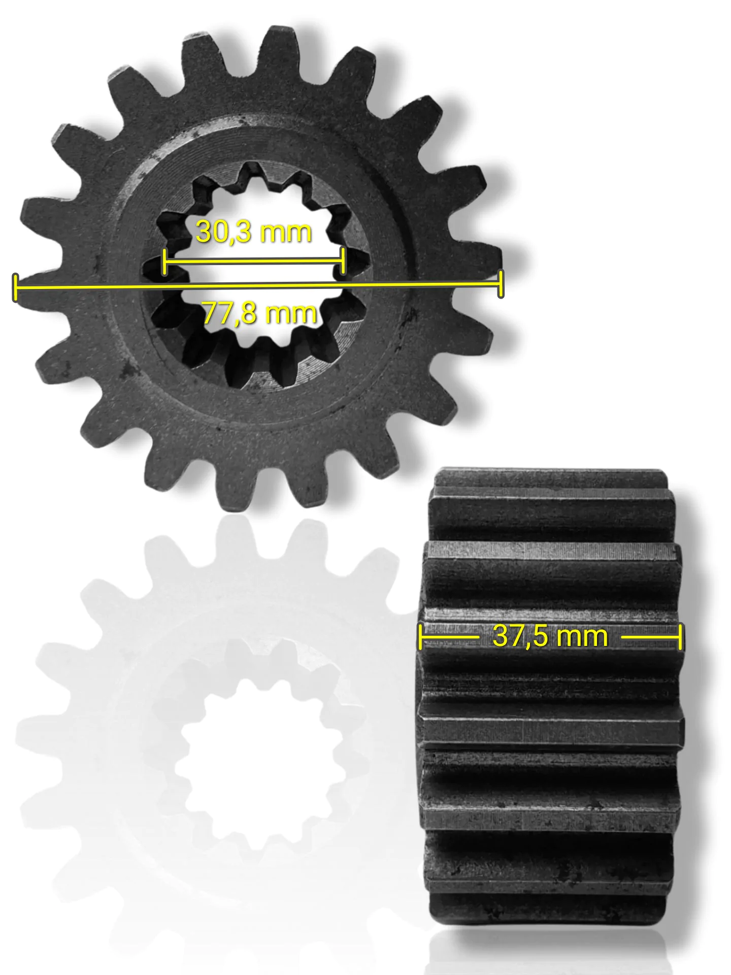 ENGRENAGEM CENTRAL PLANETÁRIA EIXO PÁ CARREGADEIRA FORZA FZBR 936 - Imagem 2