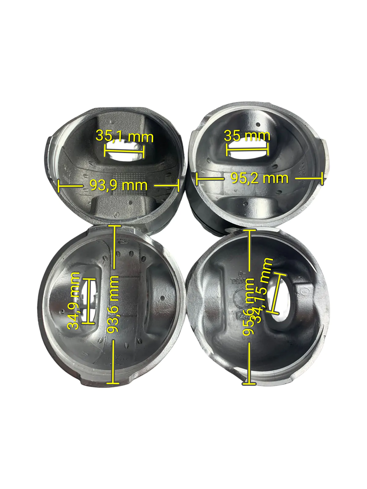 PISTÃO MOTOR YUNNEI YN38 - Imagem 2