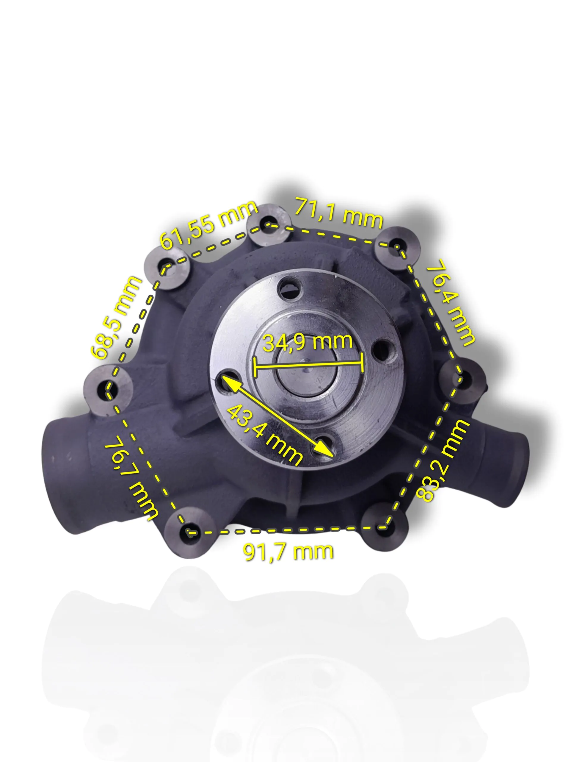 BOMBA DA AGUA MOTOR WEICHAI DEUTZ TD226 WP6 - Imagem 2