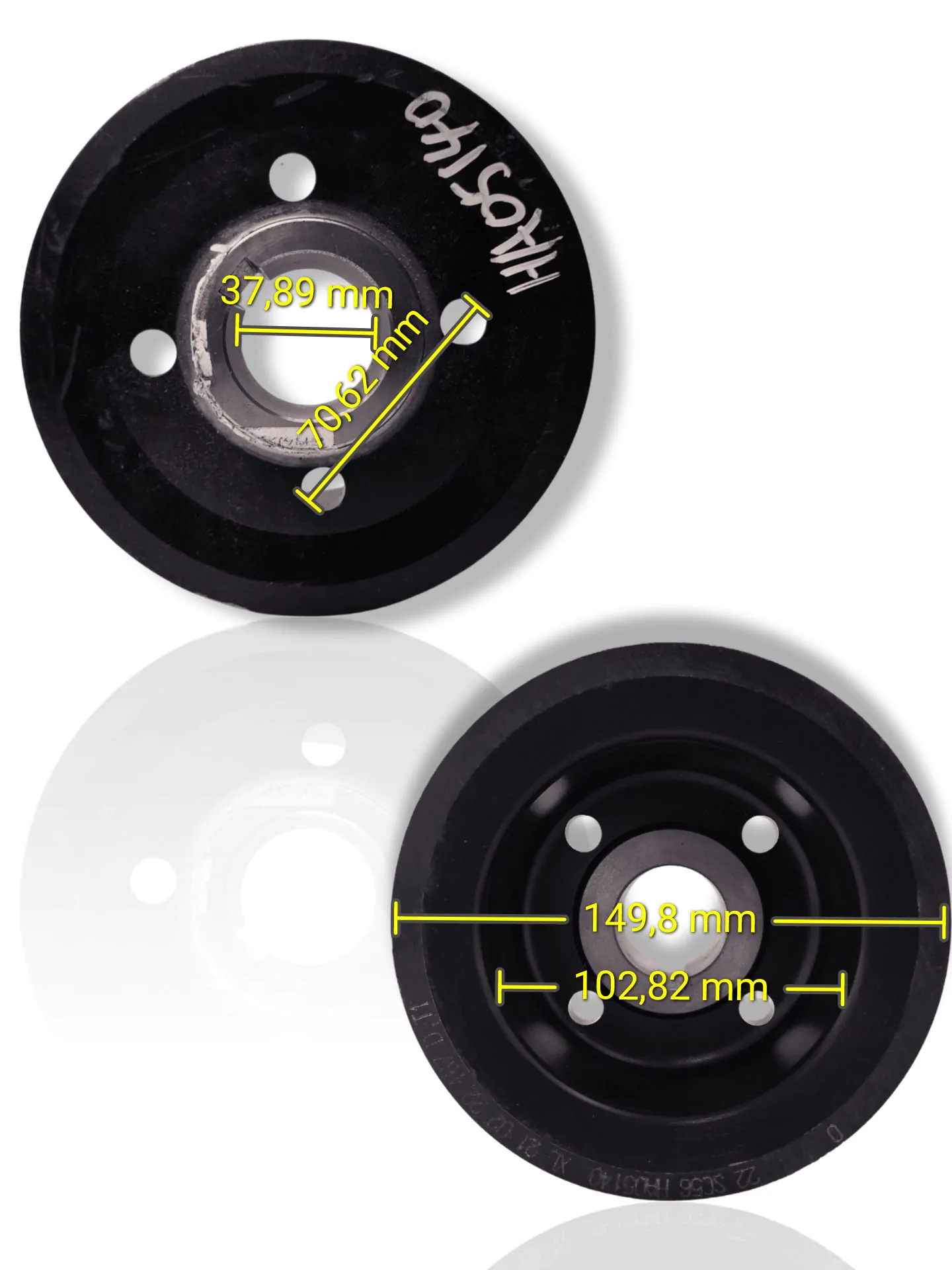 POLIA VIRABREQUIM MOTOR YUNNEI YN38 (HA05140) - Imagem 3