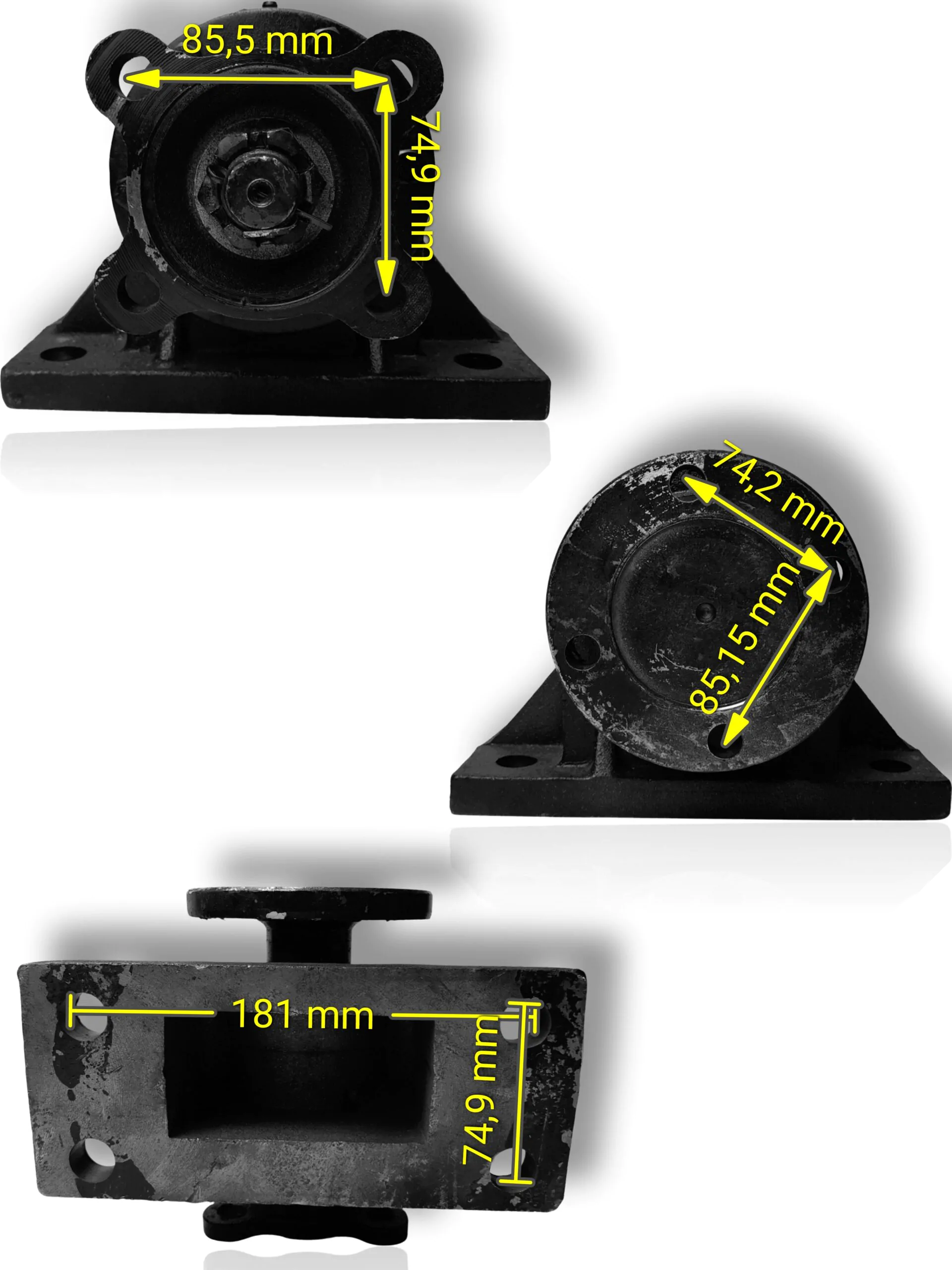 SUPORTE MANCAL CARDAN DIANTEIRO EIXO FORZA FZBR 928/936 - Imagem 2