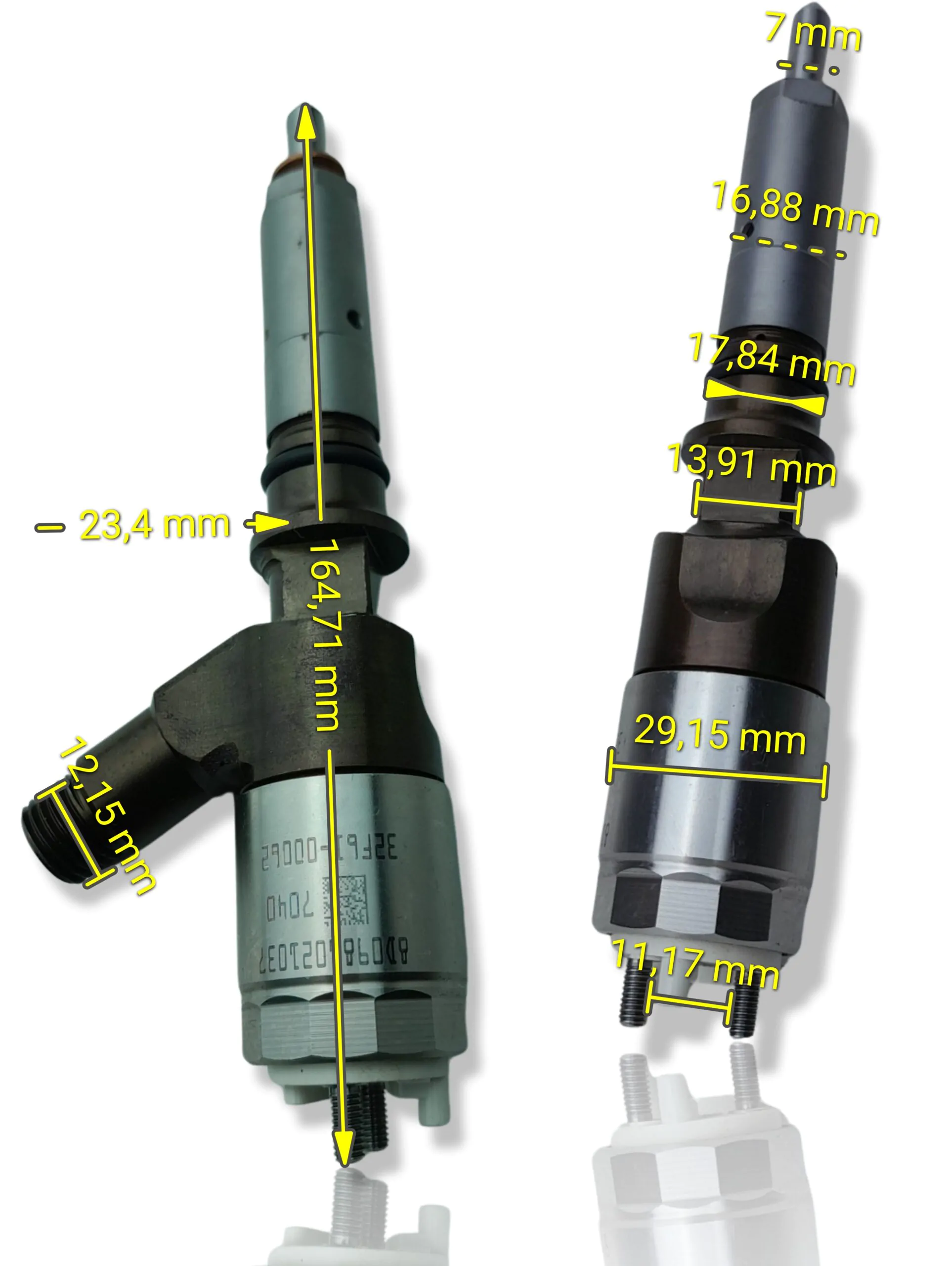 INJETOR COMPLETO MOTOR CAT 320D (32F61-00062) - Imagem 2