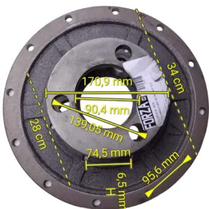PLANETÁRIA CUBO RODA EIXO FORZA FZBR 936
