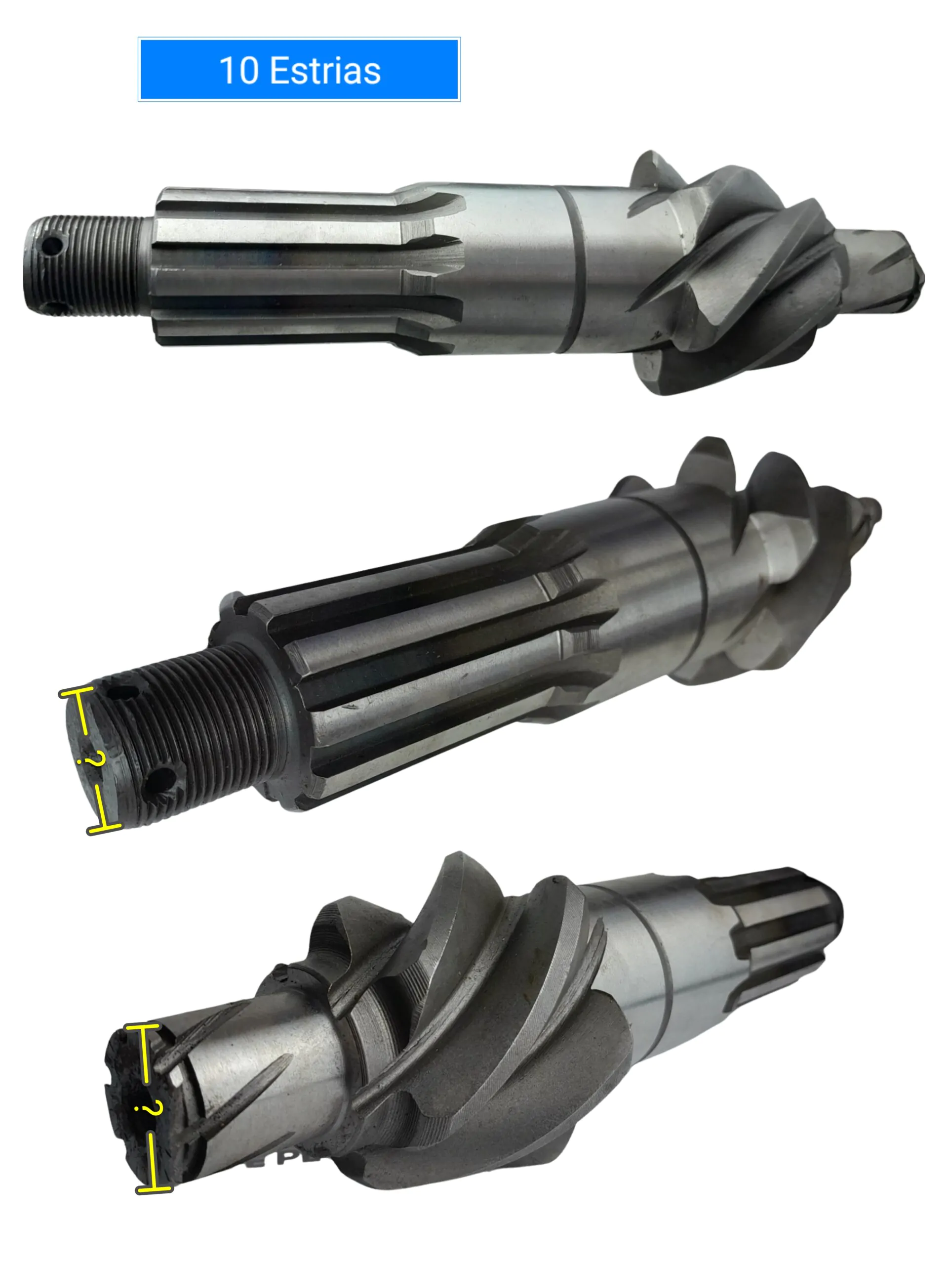 COROA E PINHÃO DIFERENCIAL FORZA FZBR 936 - Imagem 2