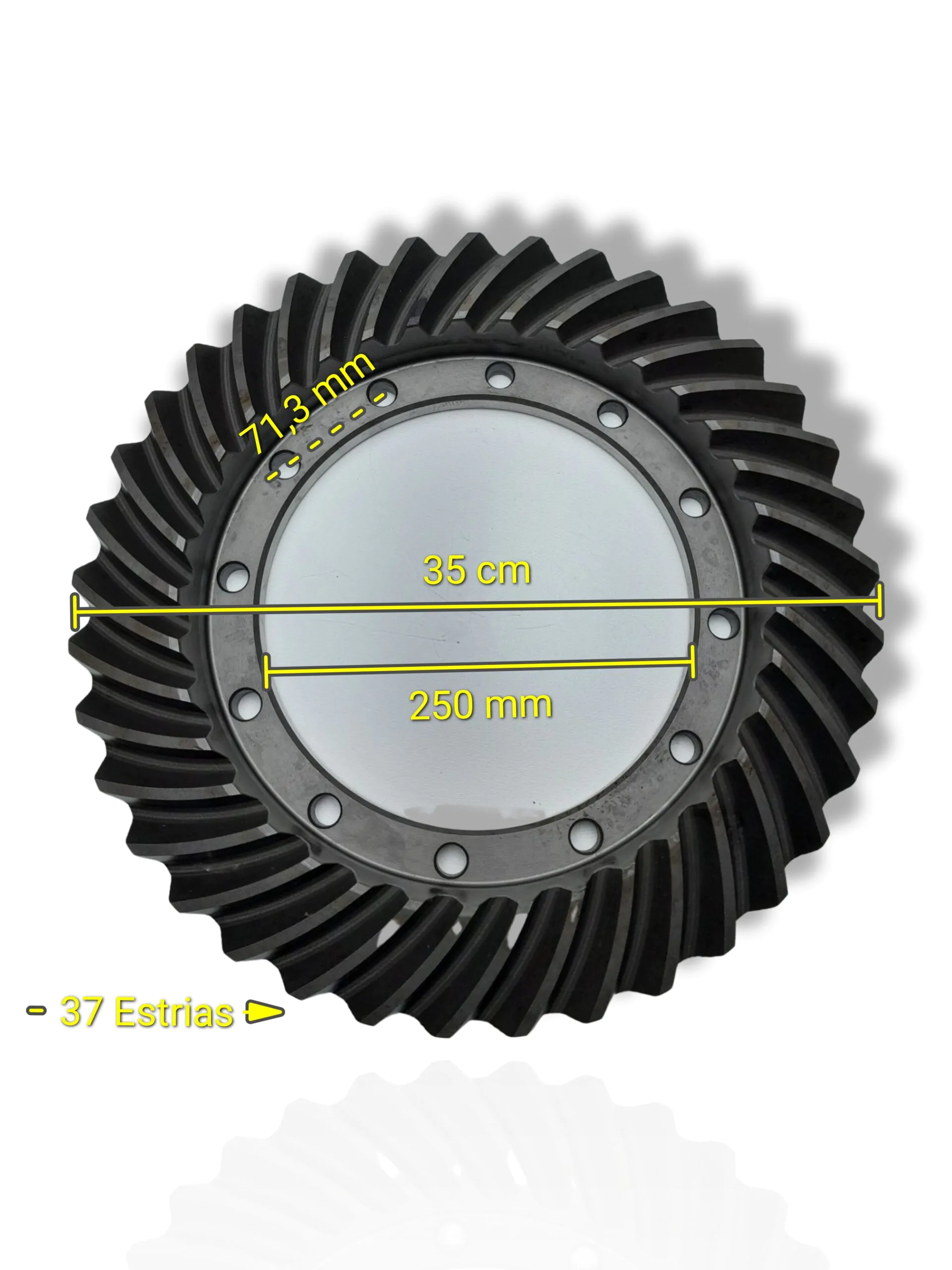 COROA PINHÃO DIFERENCIAL FORZA FZBR 936 (82215101) - Imagem 2