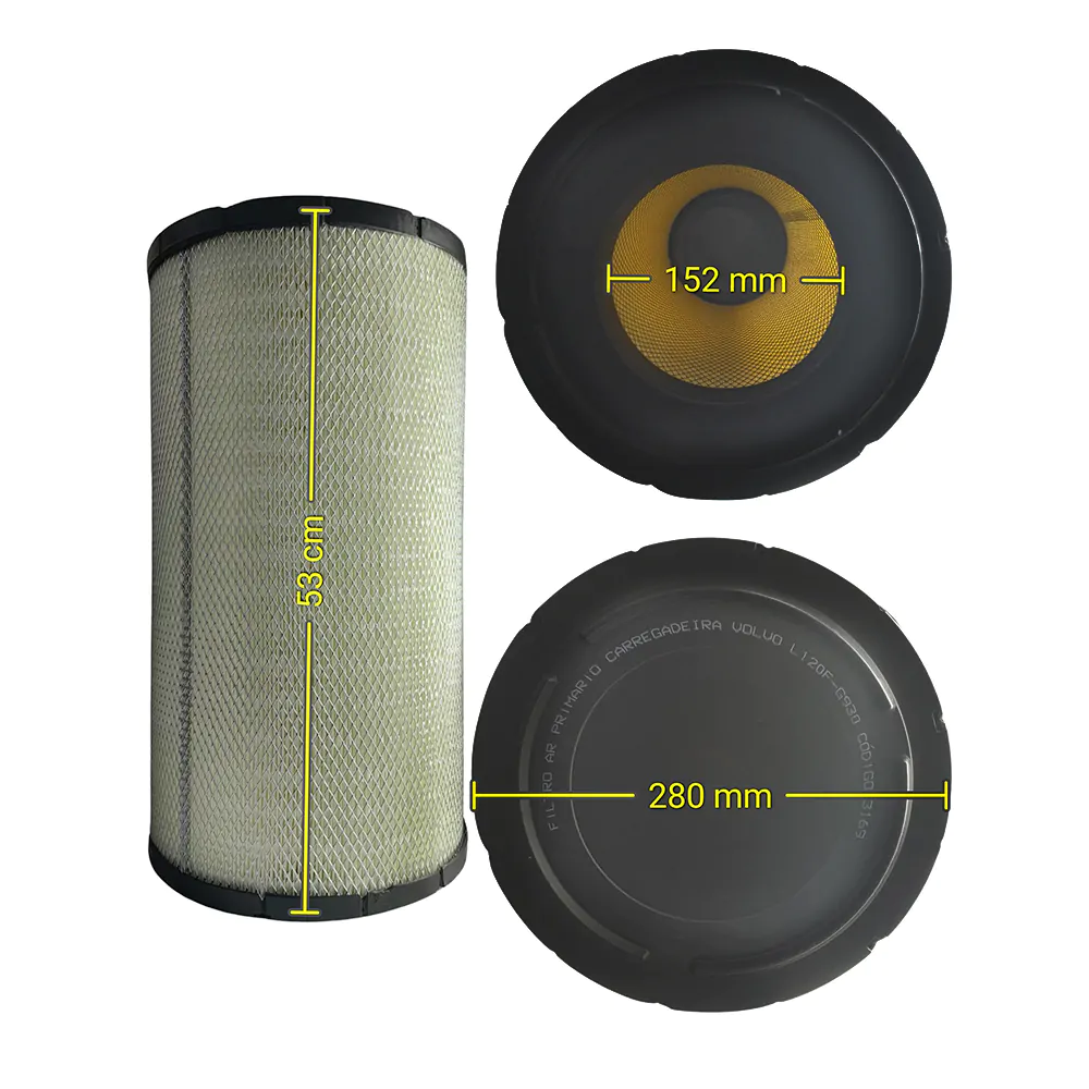 FILTRO AR PRIMÁRIO VOLVO L120F- G930 - Imagem 2