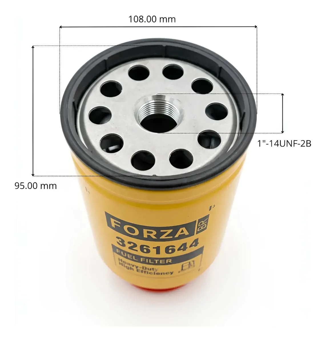 FILTRO SEPARADOR D'ÁGUA COMBUSTÍVEL PARA CATERPILLAR 3261644 – Cod. 3145 - Imagem 8